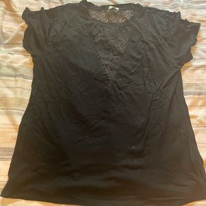 Express top size xl, vneck is lace